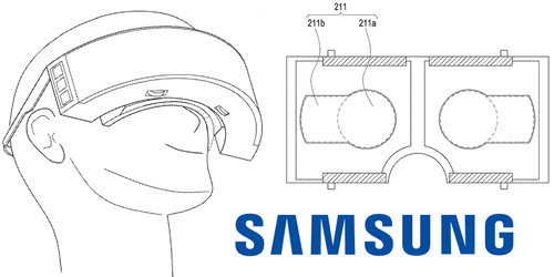 サムスンが曲面ディスプレイを用いた広視野角HMD技術の特許を申請！