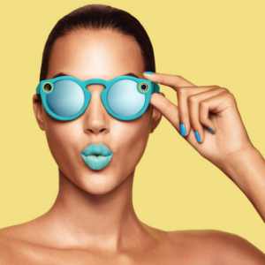 A woman wearing Spectacles