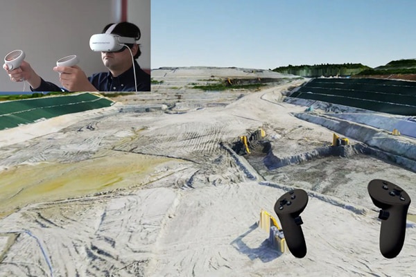 VRニュースイッキ見_「Smart Construction VR」提供開始！デジタルツインの施工現場を体感