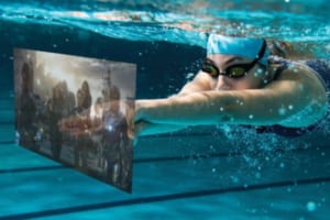 水泳ゴーグルが最先端ARスマートデバイスに!米VuzixがSmart Swimを発売