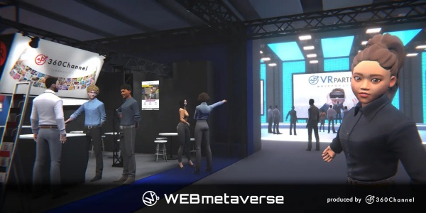 360channelのメタバースサービス『WEBmetaverse』