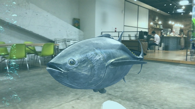 「ARKit」を活用して魚の形・大きさ・動きを学べる教育系アプリ「AR TOUR ～OCEAN～」の配信開始
