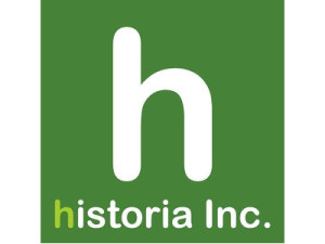 VR企業, historia Inc,企業ロゴ