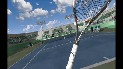 PSVRゲーム「ドリームマッチテニスVR」の移動モード