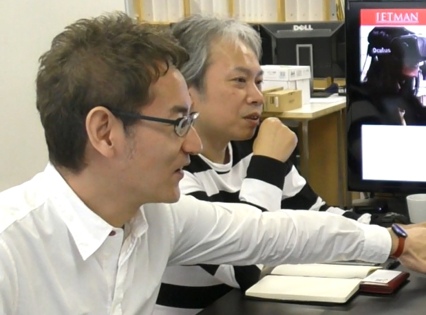 取材に応じていただいた吉岡氏(手前)と井上氏(奥)