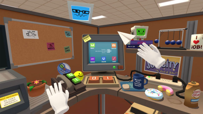 人気VRゲーム『Job Simulator』に終わらない残業を楽しめるモードが追加