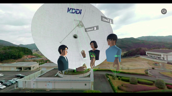 VRコラボサービス「NEUTRANS BIZ」を活用し社員研修！山口県の衛星通信施設をVRで見学