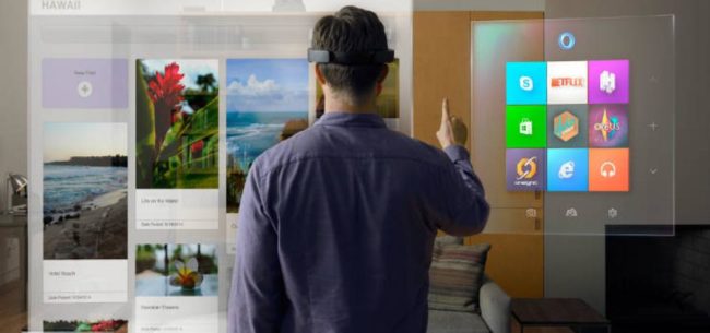 HoloLensによる視覚化のイメージ
