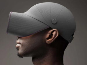 帽子のようなVRヘッドセット
