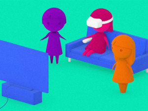 VRを楽しむ人たち
