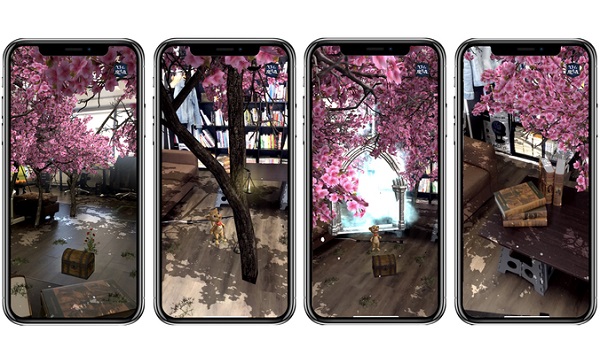 お家でAR花見を楽しもう！「ロイと魔法の森」に満開の桜が登場！