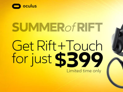 399ドルで販売されるRift