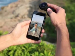 iPhoneにFusion Lensを装着する