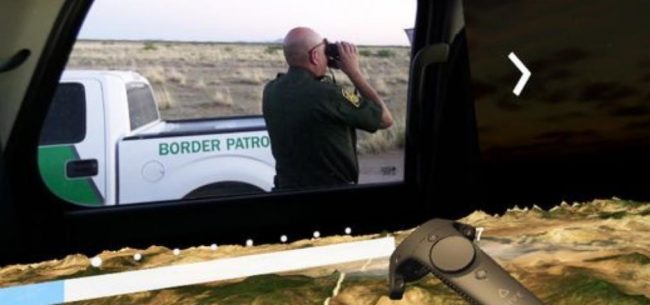 アメリカとメキシコの国境地帯をVRで訪れる